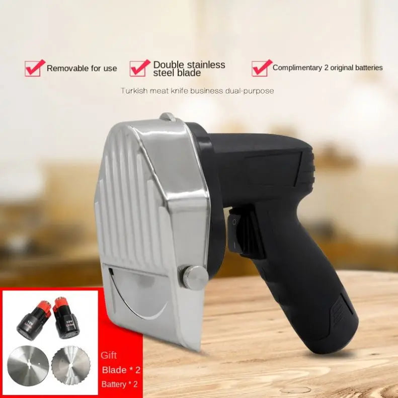 TEBAK Electric Shawarma Doner Cutter Cordless Kebab Slicer Kebab Slicer Electric Wire Kebab Slicer Shawarma Cutting Machine