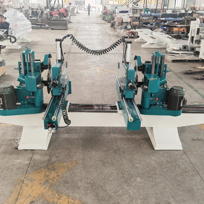 A TEBAK Electric Wood Saw Double End Saw Hardwood Flooring Laminated Wood Flooring Processing Solid Wood Double End Milling Saw