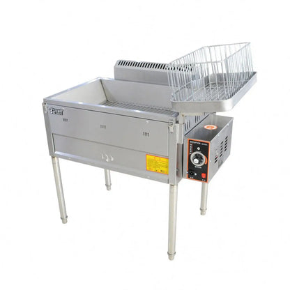 TEBAK French Fries Chicken Leg Fryer Automatic Fryer Machine Commercial Large Capacity Single Cylinder Fryer
