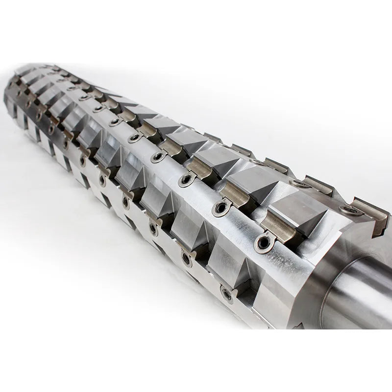 TEBAK Multi Specification Woodworking Tools Spiral Screw Cutter Head Helical Planer Heavy Cutting Shaft