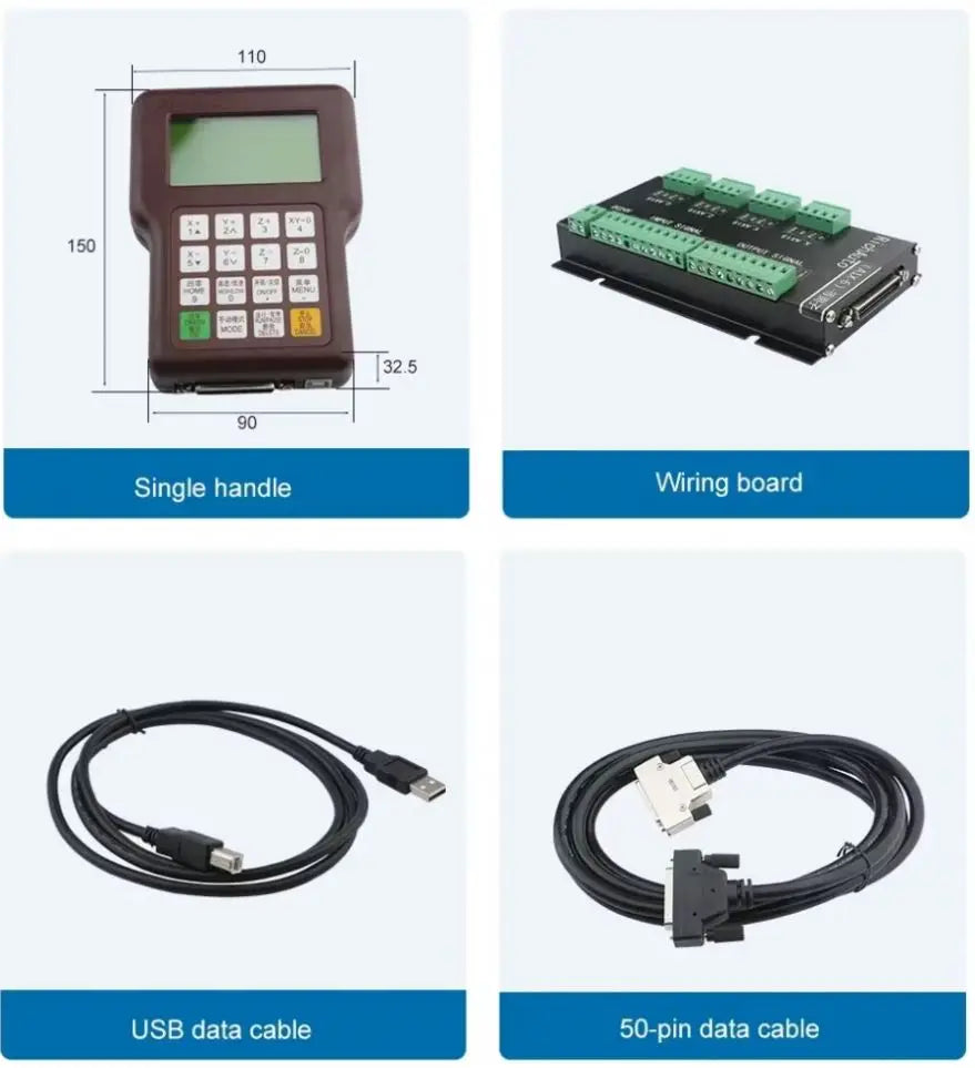 A12 cnc Auto Dsp Remote A11e Dsp 3 Axis Cnc Router Controller Control System Handset Has Lcd Display Keypad Board Touch Pad