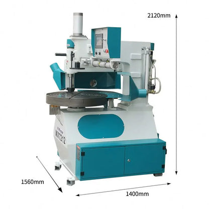 A TEBAK Auto Coping Shaper Milling Machine Automatic Woodworking Moulder Copying Processing Round Oval Rectangular Wood Workpieces