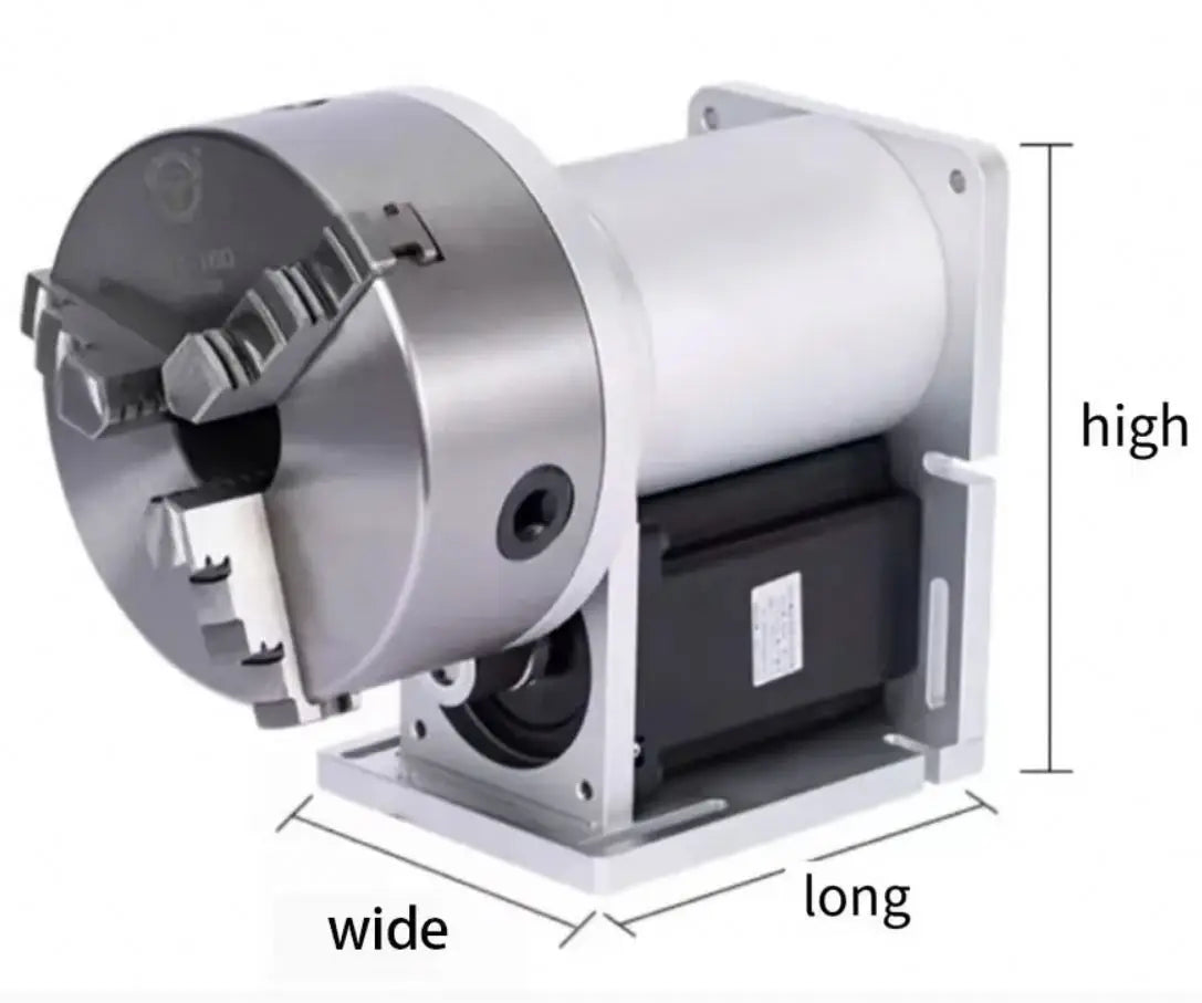 D125/D160 G4 Rotary Attachment Laser Handheld Polishing Turntable CNC Automatic Speed Regulating Welding Rotary Table Positioner