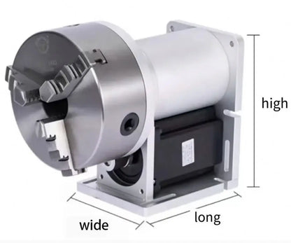 D125/D160 G4 Rotary Attachment Laser Handheld Polishing Turntable CNC Automatic Speed Regulating Welding Rotary Table Positioner