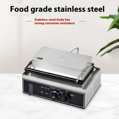 Commercial Sandwich Electric Heating Hot-Pressed Pearl Toast Bread Maker Stainless Steel Sandwich Snack Equipment