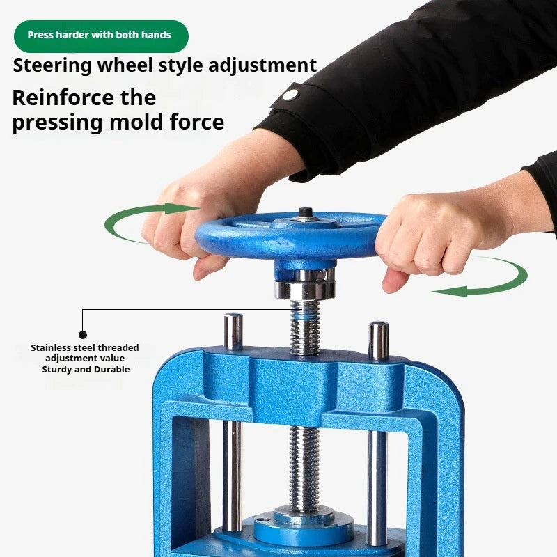 TEBAK Jewelry Molding Machine Wax Mold Pressing Vulcanizing Vulcanizer Rubber Mould Pressing Machine Manual Heat Press Machine