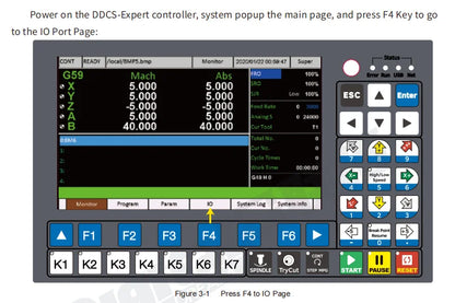 TEBAK DDCS-EXPERT(DDCSE) Support Close-loop Stepper Mpg Handwheel Atc CNC Router Digital Dream 3/4 Axis CNC Motion Controller