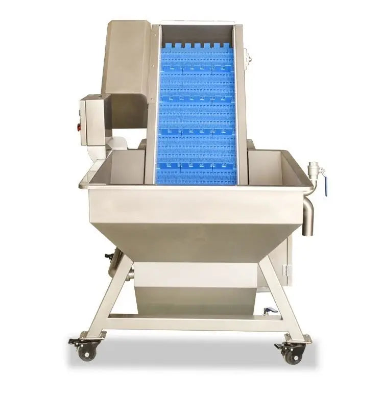 TEBAK Potato Presoaking Peeling Machine Fruit Conveyor Elevator Belt Machine Potato Carrot Ginger Presoaking Washing Cleaning