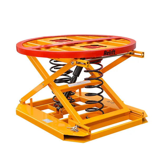Factory Wholesale Rotary Pallet Table  Automatic Self Elevating Mechanical Scissor Lift Table