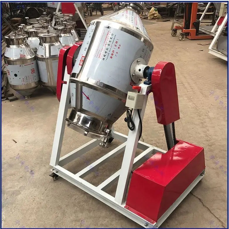 Stainless Steel Mixing Mixer Spice Seasoning Pepper Dough Powder Mixing Machine Herbs and Starch Powder Food Dry Powder Mixer