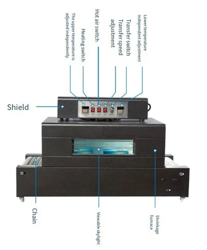 TEBAK SY-BS-4030 Semi-automatic Bottled Water Film Heat Shrink Sealing Film Simple Packaging Machine