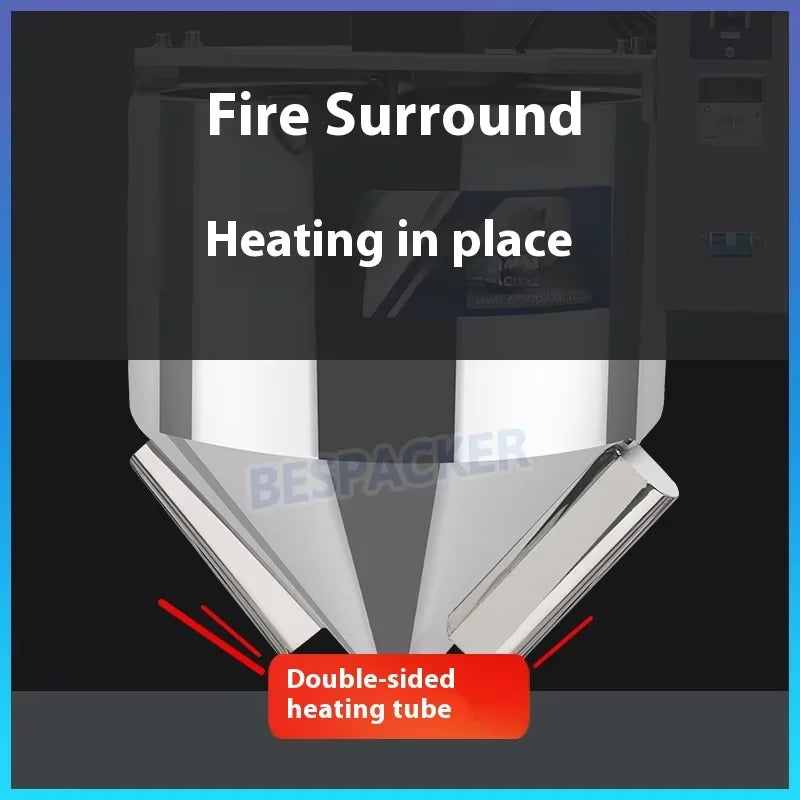 TEBAK G2WLD-1000HM Double Head Heating Pneumatic Paste Viscous Sauce Honey Machine for Beverages Chemicals Filling Machine