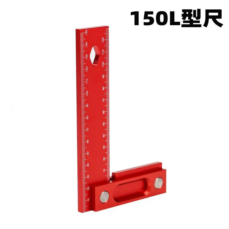 TEBAK W-79 90 Degree Woodworking Measuring Tool L Shape Carpenter Square Right Angle Ruler