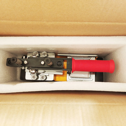 TEBAK Wholesale China Import  Metal Badge Making Machine Angular Corner High Quality Polyester Button Machine