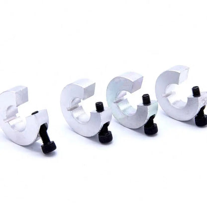 TEBAK D-29 Aluminum Open Type Optical Axis Clamping Ring Clamp Shaft Sleeve Fixing Ring SCS SBR Linear Rail Stop Collars