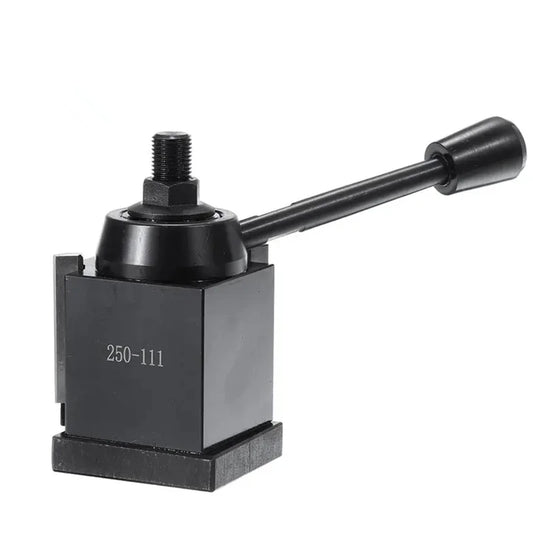 TEBAK AXA Size DMC-250-111 Wedge Type Tool Post 12 Inch Swing CNC Quick Change Lathe Tools Post Holder Tool Holder