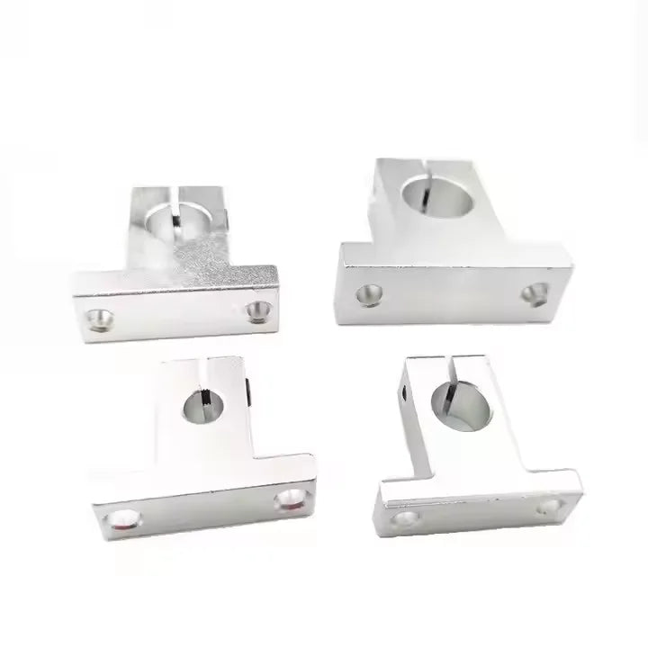 TEBAK Linear Bearing Rail Shaft Support SK6/8/10/12/16/20 Clamping Rod Rail Guide Support Shaft Bracket for 3D Printer Part