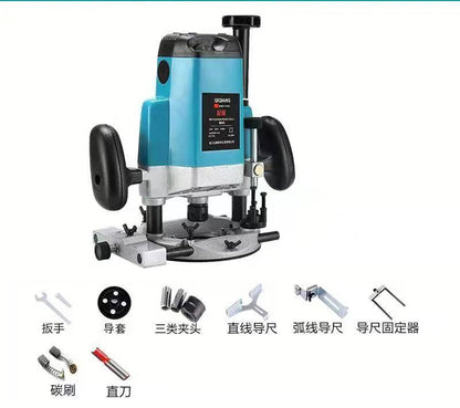 A TEBAK 2200W High Power Bakelite Milling Machine Mortise and Tenon Machine Trimming Machine