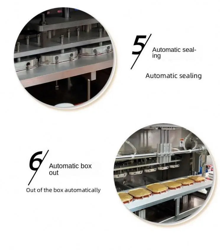 TEBAK SY-350 Multi-Function Map Automatic Food Tray Sealing Machine Semi-Automatic Fast Food Box Tray Sealing Machine