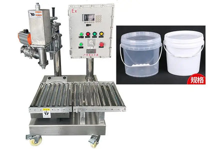XSH-14 TEBAKFully Automatic Bleach Liquid/Engine/Edible Oil/Detergent Pails Anti-Corrosion Filling Machine