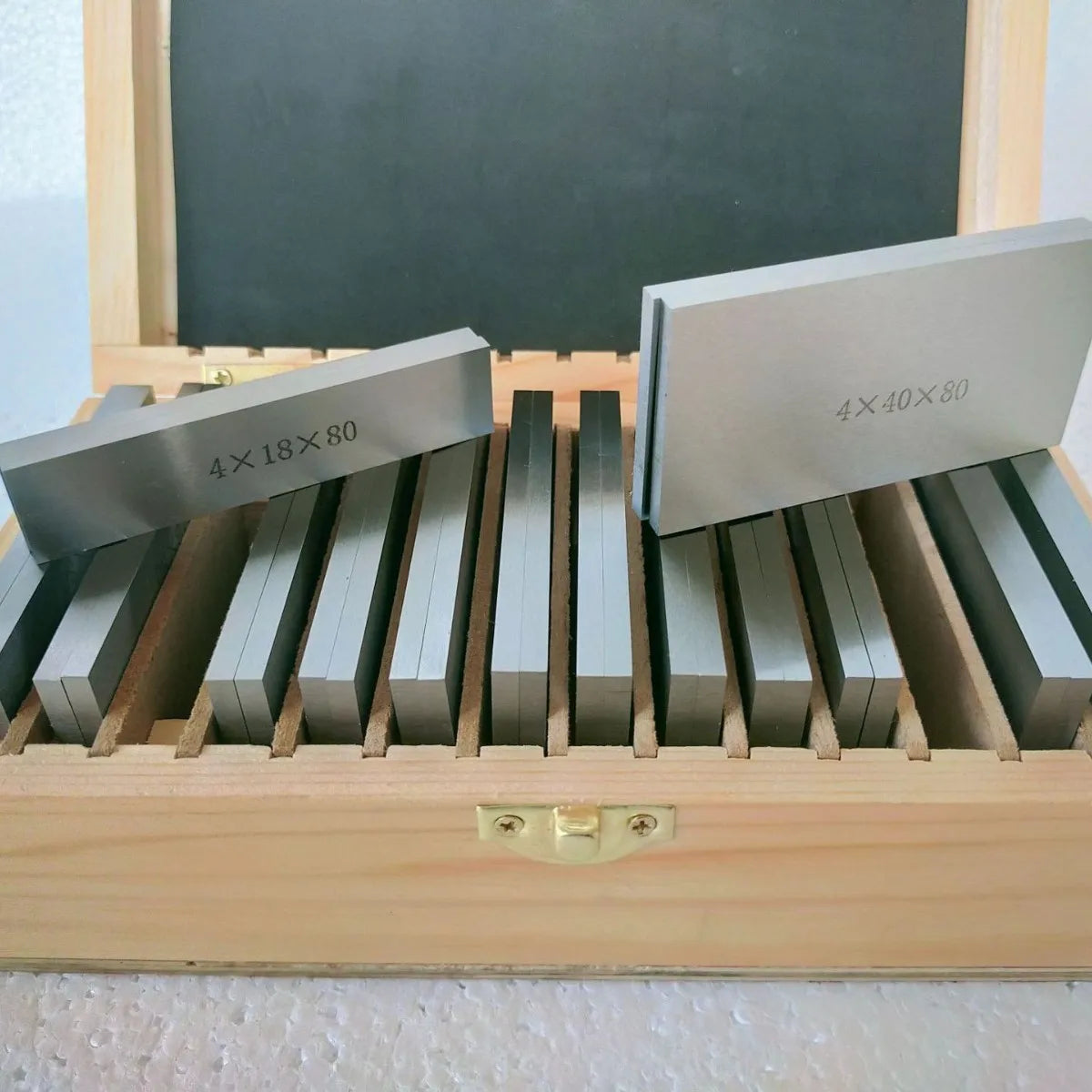 TEBAK Machine Tools 150x8.5mm 9pairs Precision Parallel Set Block Set Parallel Pad Gauge Block CNC Milling Pads