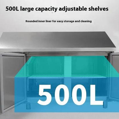 TEBAK Kitchen Fridge Refrigeration Equipment Workbench Refrigerator Freezer Under Counter Refrigerator Undercounter Freezer
