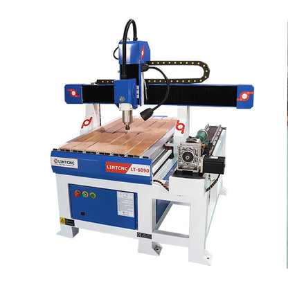 A TEBAK Cnc Router Machine 1212 6090 Woodworking  Machines Vacuum Table Desktop Milling Cnc Mill 4 Axis 3D Wood Drill Cutter