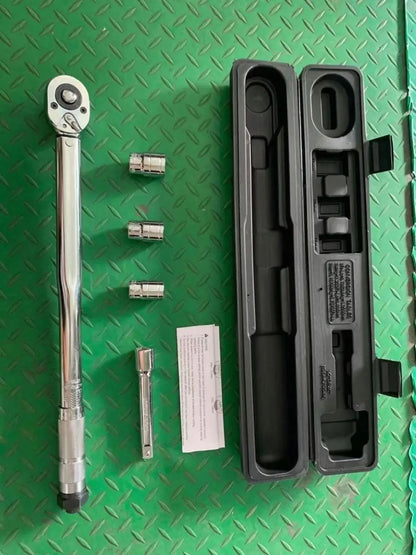 High Quality TEBAK Rachet Click Head Automatic Torque Wrench Set Spanner