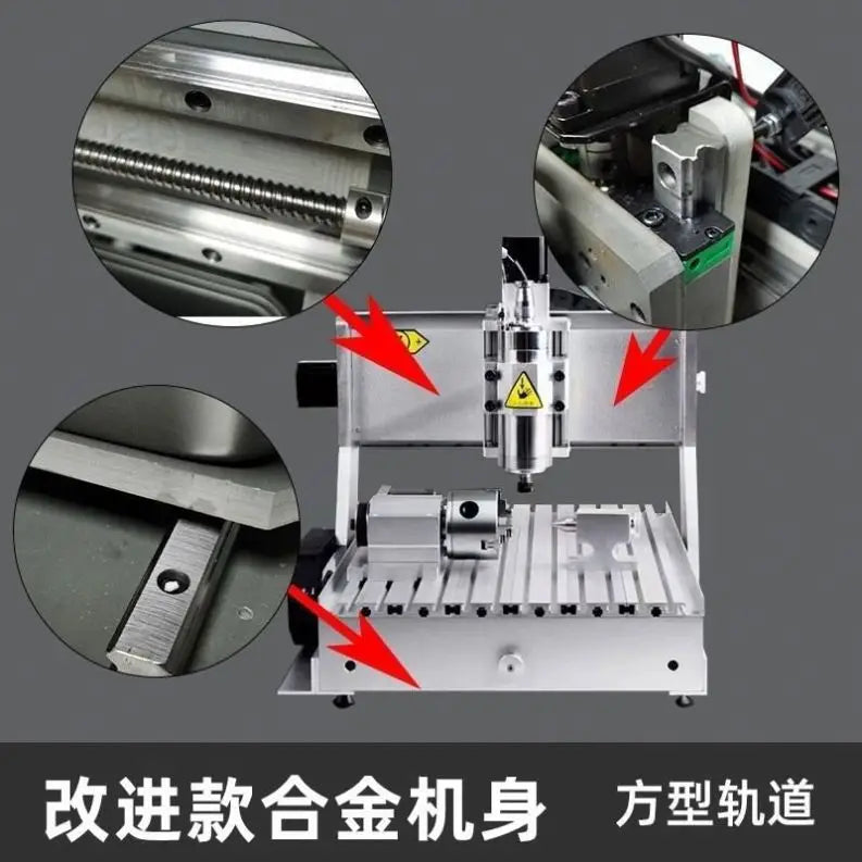 TEBAK Table 5th Axis CNC Router Machine 4Axis 3D DIY a Aixs B Axis Rotation Axis
