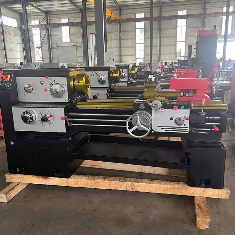 TEBAK High Precision C6136 Ordinary Lathe Horizontal Lathe Rotary Parts Turning Metal Processing Lathe Machine