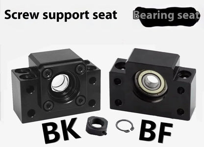 TEBAK D-03 SFU1605 SFU1604 Ballscrew Ball Screw End Support FK12 Fixed Side FF12 FK10 FK 10 FK15 FK15 FF20FK20 Floated Side