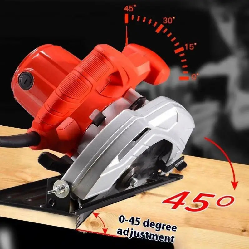 Woodworking Circular Saw Home Decoration Portable 2400w 235mm Wood Cutting for Kinds of Wood Board Circular Saw