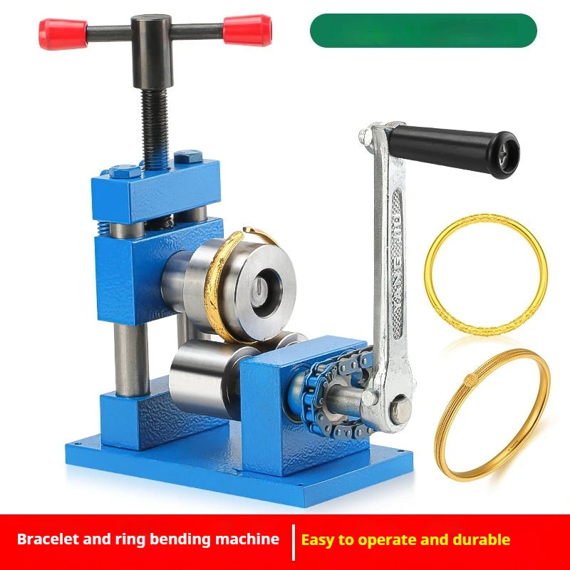 TEBAK Jewellery Tools Bangle Forming Tool Ring Forming Machine Jewelry Making Set Bracelet Pressing and Rounding Machine