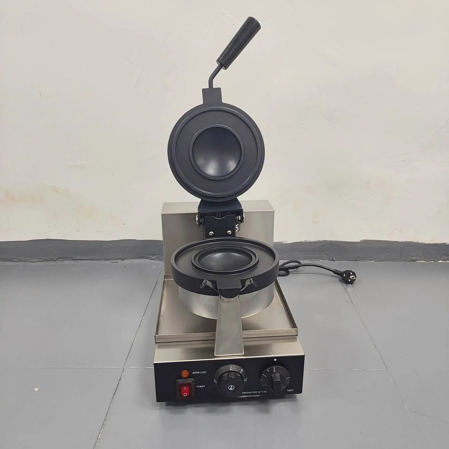 TEBAK Commercial Electric Press Sandwich Bread Gelato Panini UFO Burger Maker Machine Electric Ice Cream Hamburger Machine