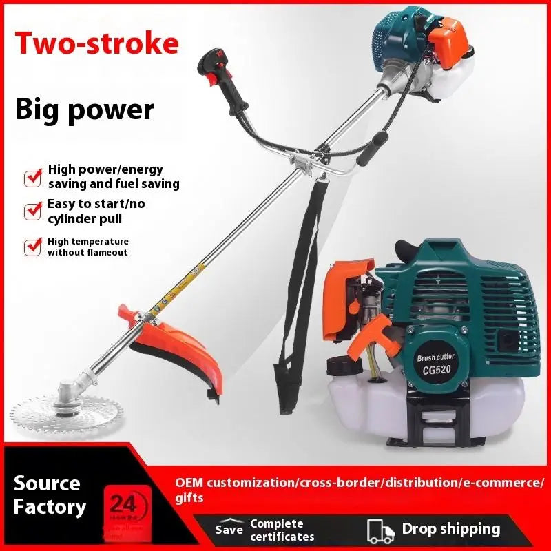 4 Stroke Knapsack Type 2 in 1 Grass Shrub Multi-functional Agricultural Gasoline Injector Irrigation Machine