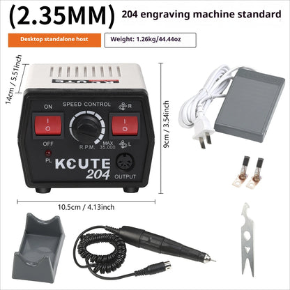 Anduuk 204 Dental Machine Small Carving Machine Polishing Machine Nail Art Jade Wood Carving Polishing Tool