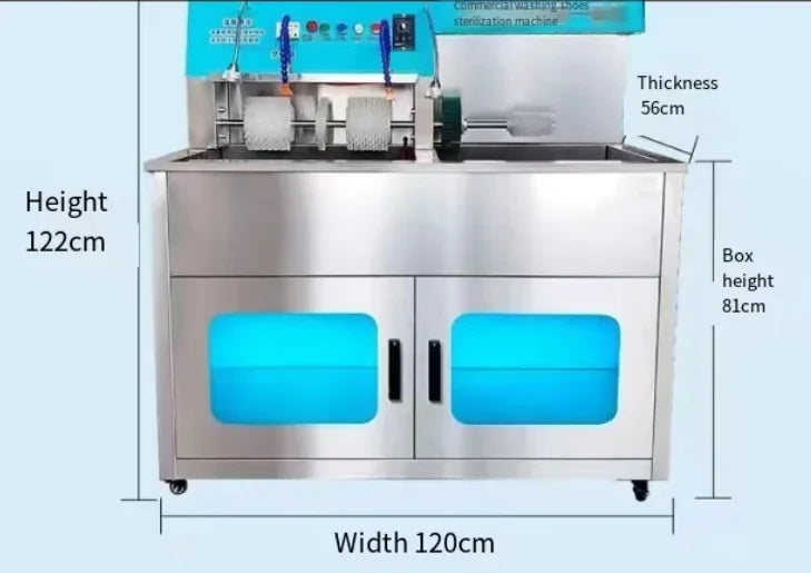 Fully Automatic Semi-Automatic Leather Shoes Washin Commercial Stainless Steel Fully Automatic Sports Shoes Washing Equipment
