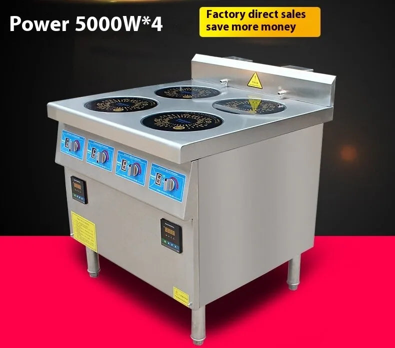 Restaurant 4 Burners Electric Cooktop Stove Commercial Induction Cooker Stainless Steel Electric Induction Cookers