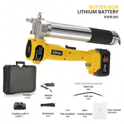 Professional Manufacturing 21V Cordless Electric Grease Gun Cordless Lubricating Oil Filling Machine for Car or Tools