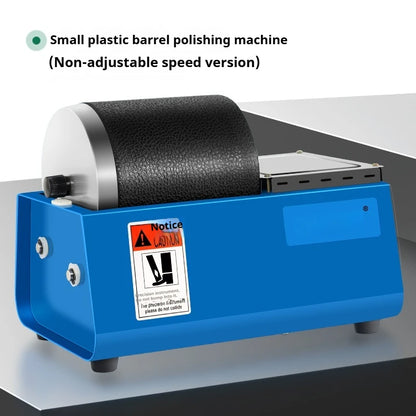 TEBAK Silicone Polishing Machine Gold and Silver Jewelry Rotary Rock Tumbler Barrel Polisher Grinding Cleaning Grinder Equipment