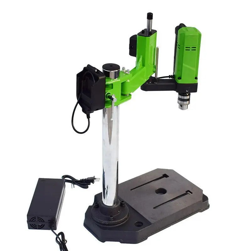 Woodworking BG-5199 Bench Drill - Large Working Diameter - Plug-in Lithium Battery Dual-use Z-shaped Swivel Drill - Tap Machine