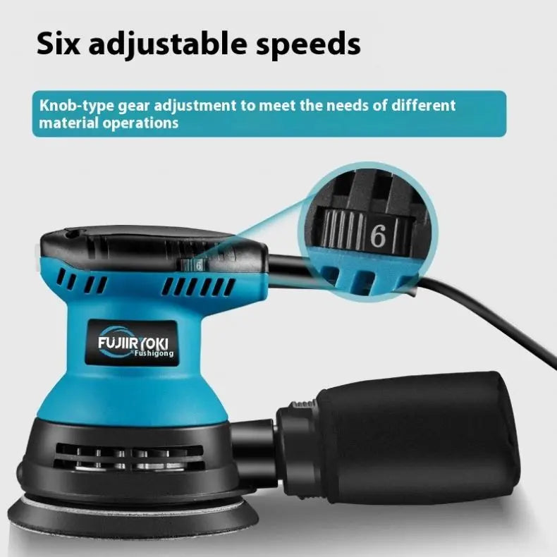 Tebak Model 6406 125mm 320W With Variable-speed 220V Electric Sanding Machine Orbital Sander Machine for Wood Working