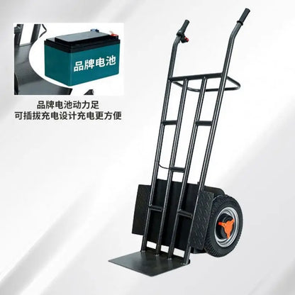 Factory Wholesale Electric Hand Truck Capacity 600KG Battery Powered Hand Truck Lithium Battery Hand Trolley for Material Moving