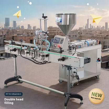 TEBAK GSLD-1000T Automatic 2 Heads Fruit Juice Cooking Oil Filling Machine for Edible Oil Filling Production Line