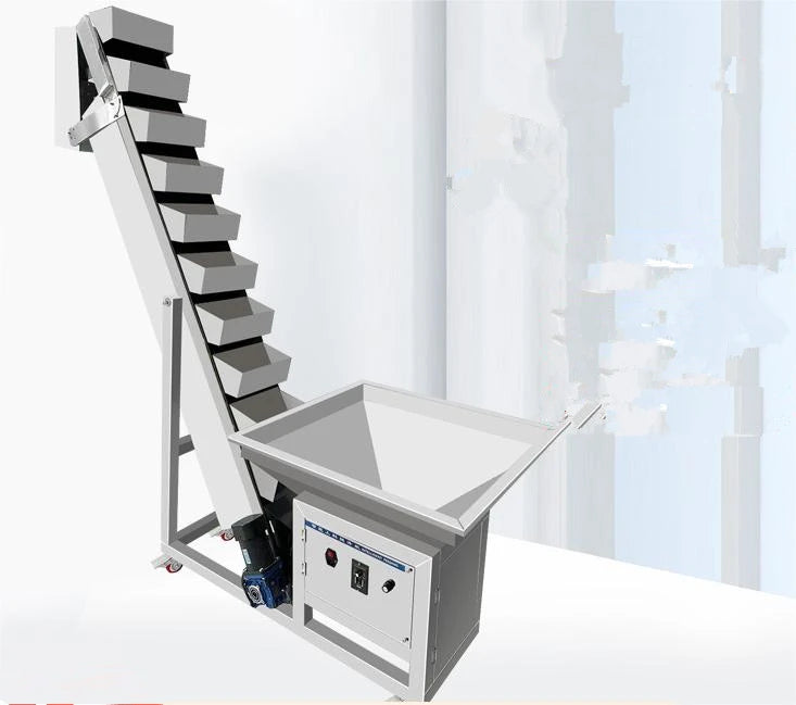 KLE-15 TEBAK Plastic Buckets for Feeder Bucket Elevators Inclined Bucket Belt Elevator Conveyor Automatic Belt Conveyor Incline