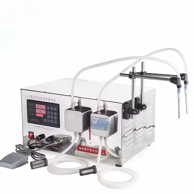 TEBAK XK-580 Digital Control Liquid Filling Machine Red Wine Quantitative Portable Electric Liquid Water Filling Machine