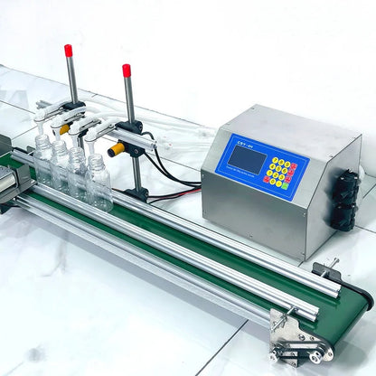 TEBAK CSY-4H1200 Automatic Peristaltic Pump Small Liquid Filling Machine Four Line Conveyor Belt Filling Machine
