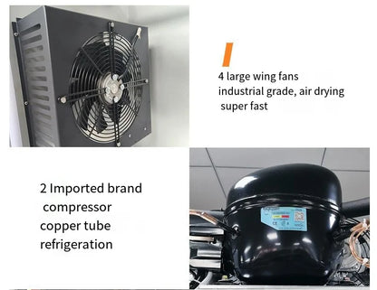 Automatic High Quality Charcoal Duck Roasting Machine Industrial Black Upgrade - Two-Door Commercial Gas Transport Pig Roaster