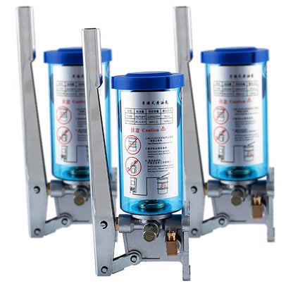 Manual hydraulic Pump LSG-05 LSG-08 Series Manual Lubricating Pump Hand Operated Grease Lubricator 6mm Outlet 500CC 800CC