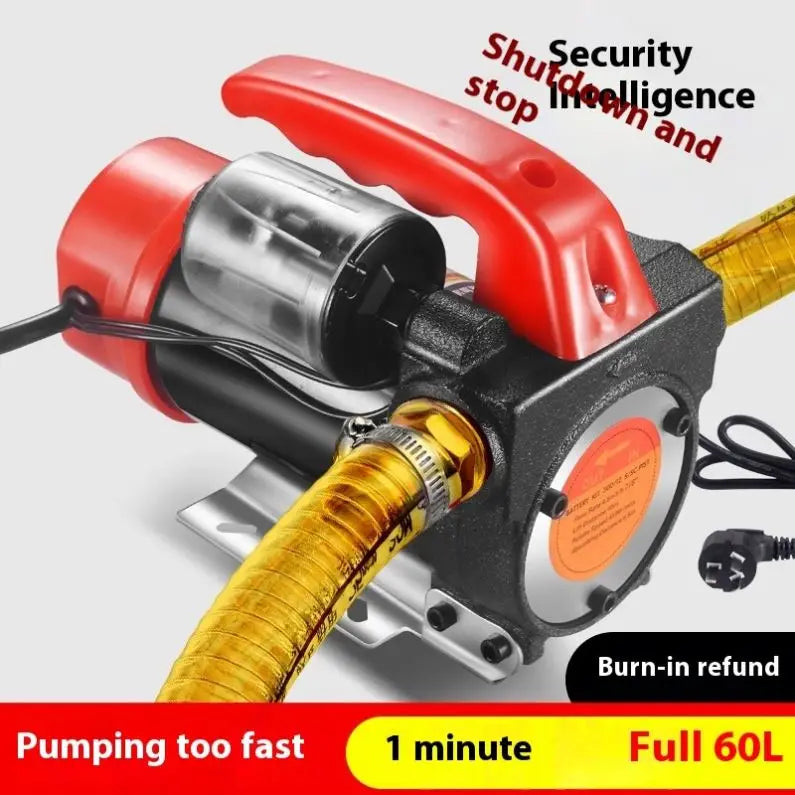 TEBAK Electric Fuel Transfer DC 12V/24V/AC 220V Car Fuel Pump Diesel Light Kerosene Electric Fuel Pump 12v Oil Transfer Pump